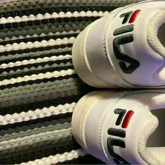 Men’s Fila white leather/ synthetic sneakers size11.5 NWOT. Teratach 600 - Picture 5 of 7